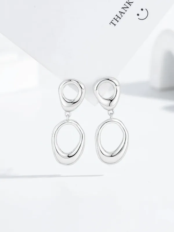 Pure_925_Silver_Liquid_Drop_Earrings_For_Women