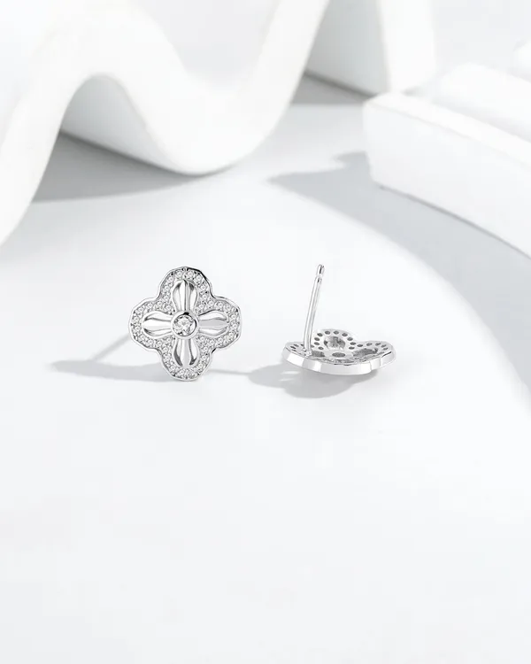 Pure_925_Silver_Petal_Sparkle_Stud_Earrings_For_Women
