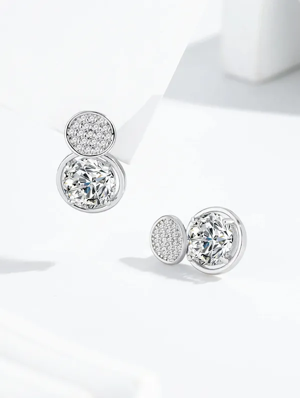 Pure_925_Silver_Double_Dazzle_Drops_Earrings_For_Women