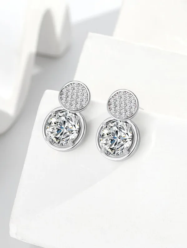 Pure_925_Silver_Double_Dazzle_Drops_Earrings_For_Women