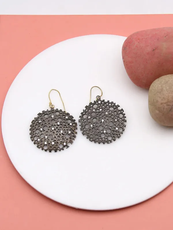 Pure_925_Silver_Naayab_Earrings_For_Women