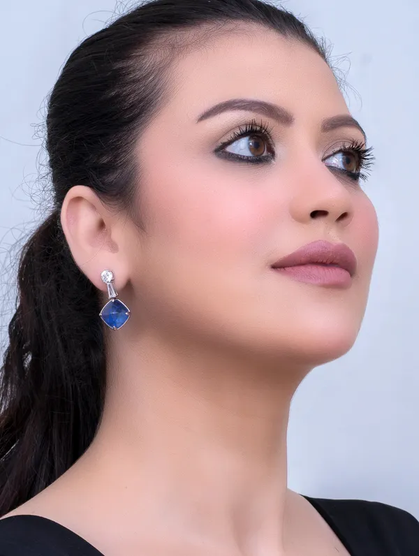 Pure_925_Silver_Blue_Glow_Earrings_For_Women