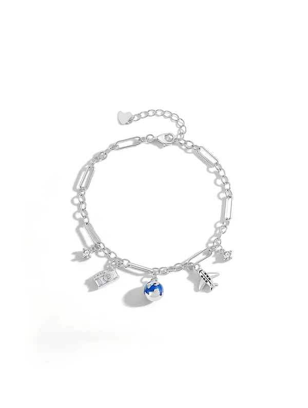 Pure_925_Silver_Travel_Tales_Charm_Bracelet_For_Women