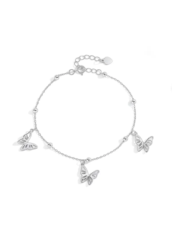 Pure_925_Silver_Butterfly_Charm_Bracelet_For_Women