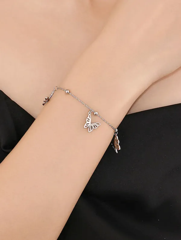 Pure_925_Silver_Butterfly_Charm_Bracelet_For_Women