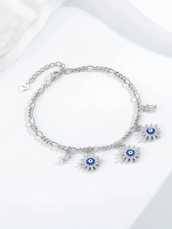 Pure_925_Silver_Floral_Evil_Eye_Charm_Bracelet_For_Women