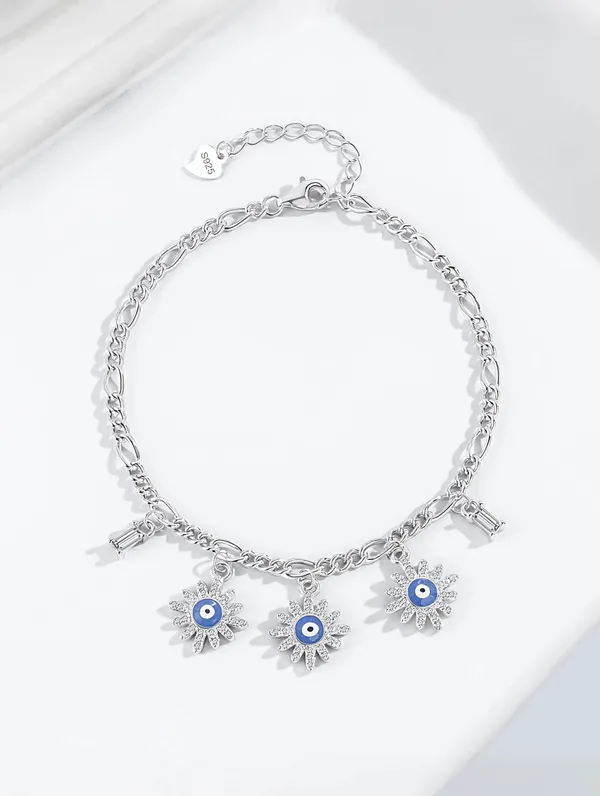 Pure_925_Silver_Floral_Evil_Eye_Charm_Bracelet_For_Women