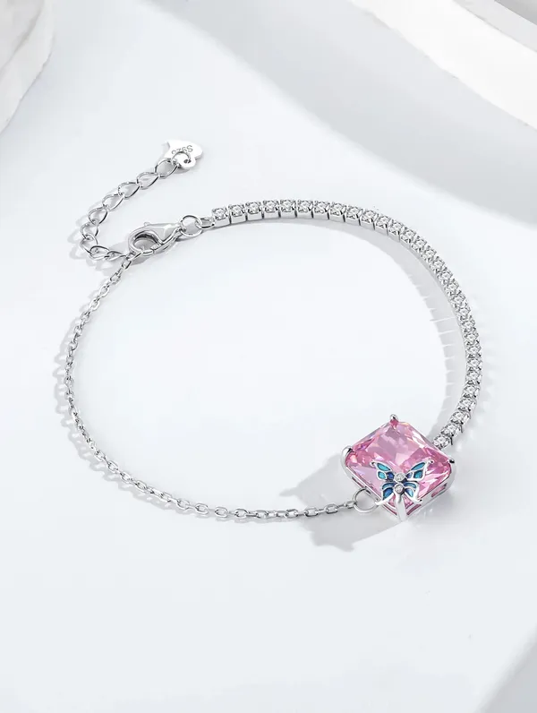 Pure_925_Silver_Rosewing_Sparkle_Bracelet_For_Women
