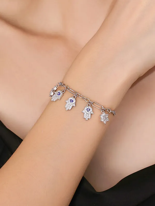 Pure_925_Silver_Divine_Hand_Evil_Eye_Bracelet_For_Women