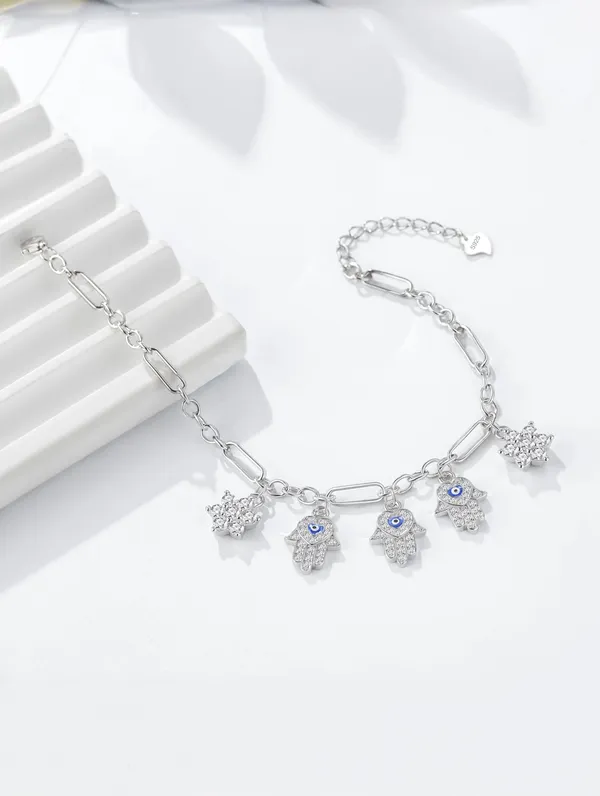 Pure_925_Silver_Divine_Hand_Evil_Eye_Bracelet_For_Women