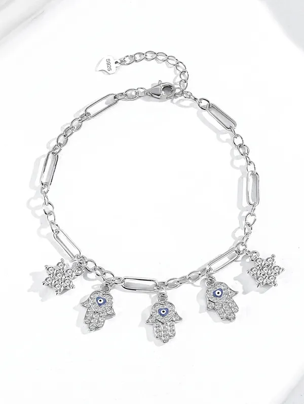 Pure_925_Silver_Divine_Hand_Evil_Eye_Bracelet_For_Women
