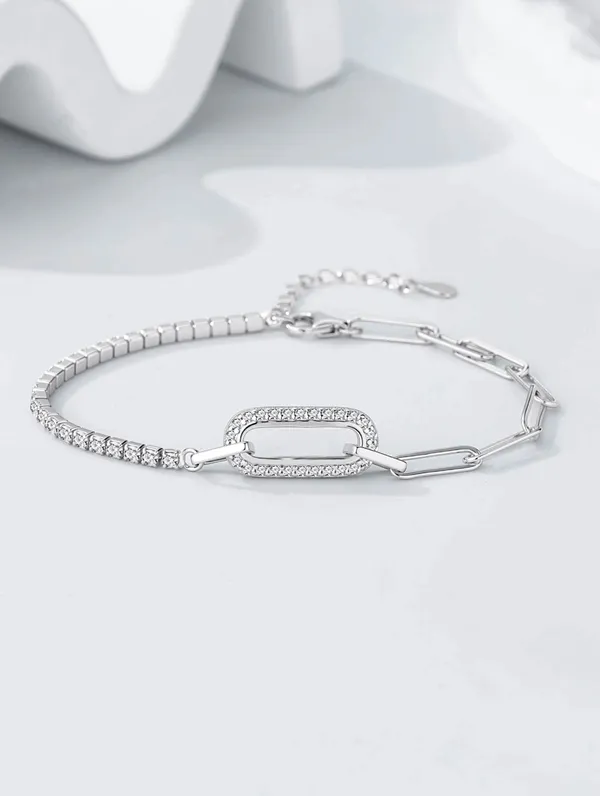 Pure_925_Silver_Pin_Bracelet_For_Women