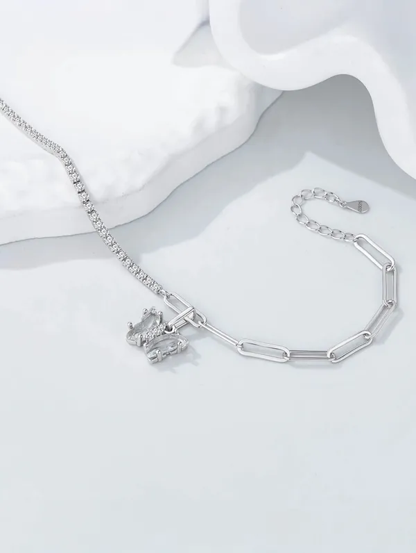 Pure_925_Silver_Butterfly_Bracelet_For_Women