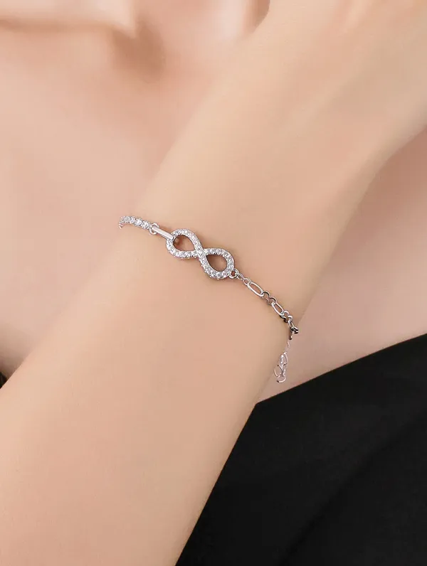 Pure_925_Silver_Infinity_Bracelet_For_Women