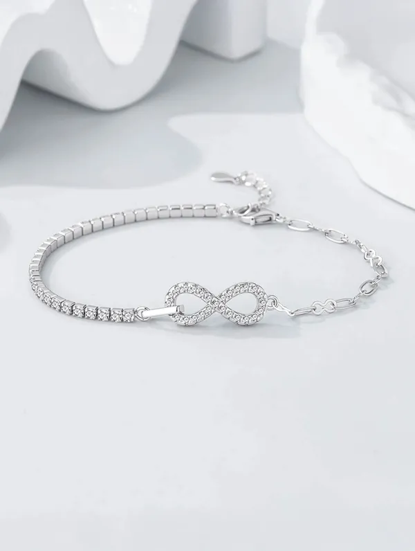 Pure_925_Silver_Infinity_Bracelet_For_Women