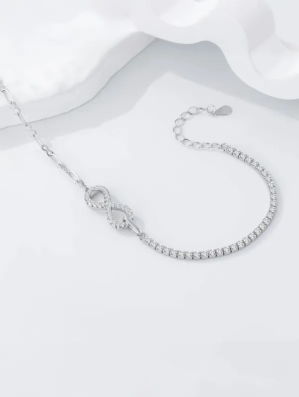 Pure_925_Silver_Infinity_Bracelet_For_Women