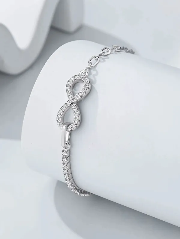 Pure_925_Silver_Infinity_Bracelet_For_Women
