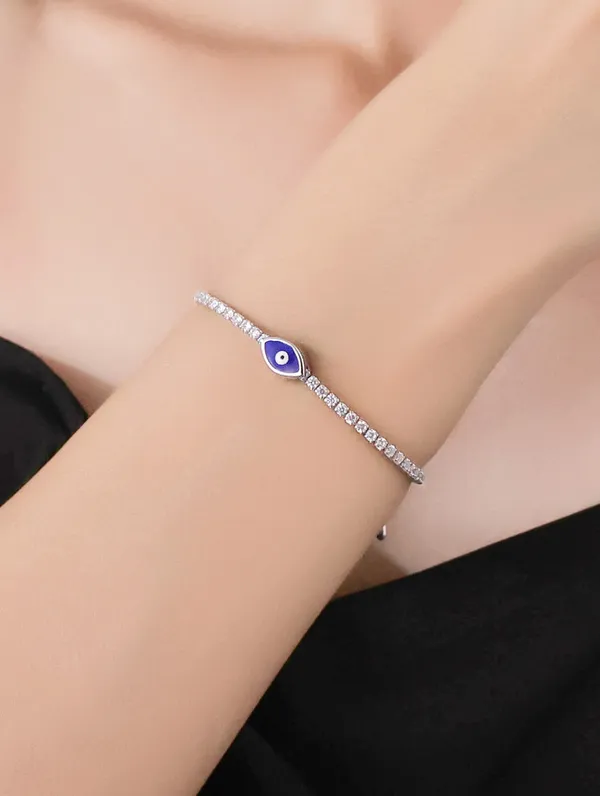 Pure_925_Silver_Evil_Eye_Bracelet_For_Women