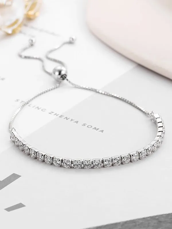 Pure_925_Silver_Adjustable_Tennis_Bracelet_For_Women