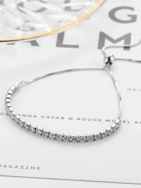 Pure_925_Silver_Adjustable_Tennis_Bracelet_For_Women