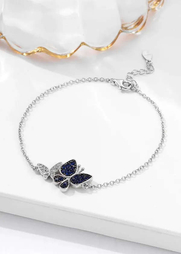 Pure_925_Silver_Double_Butterfly_Bracelet_For_Women