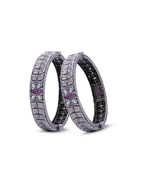 Pure_925_Silver_Noor_Bangles_For_Women