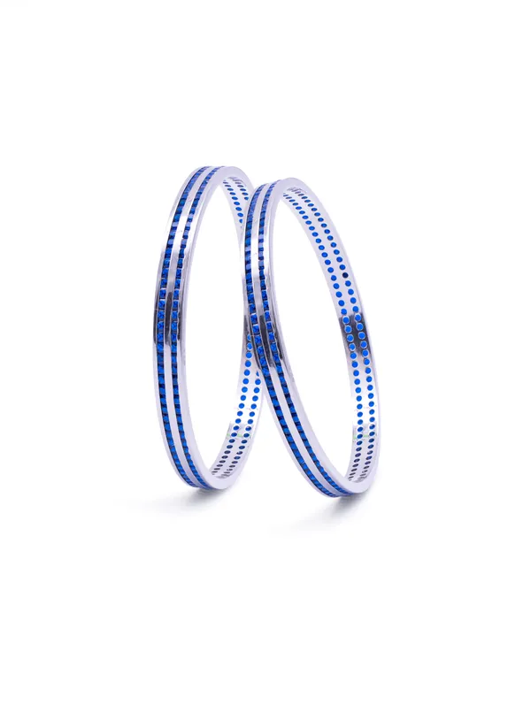 Pure_925_Silver_Blue_Dilkash_Bangles_For_Women
