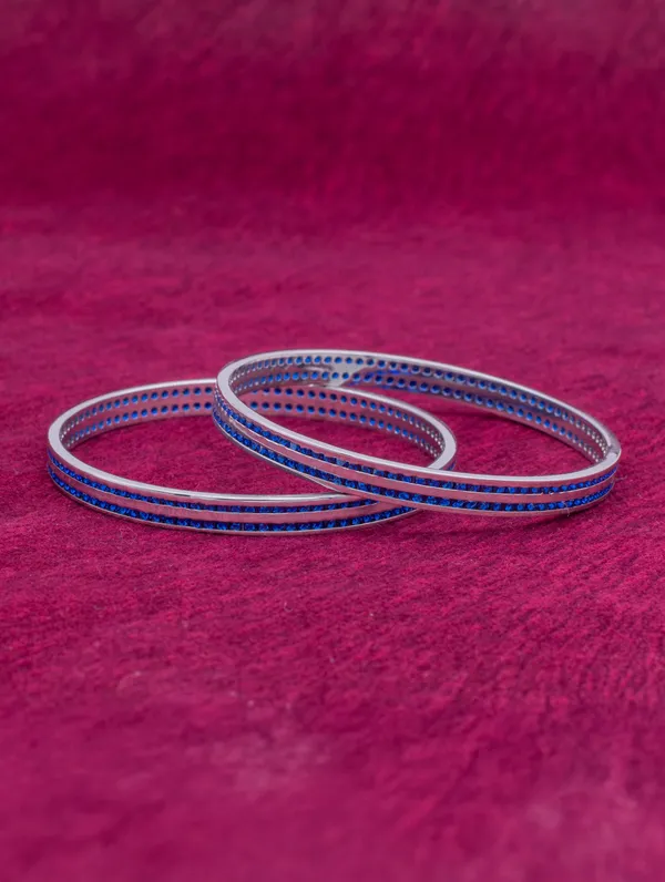 Pure_925_Silver_Blue_Dilkash_Bangles_For_Women