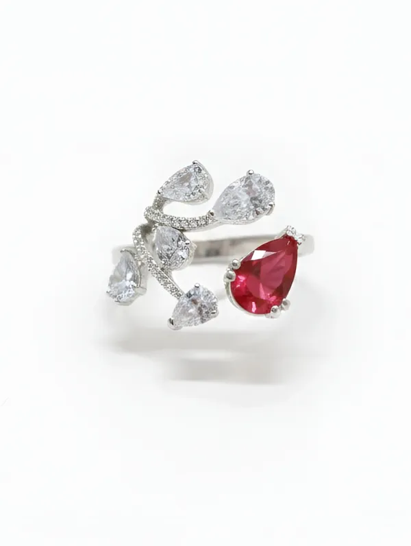 Pure_925_Silver_Premium_Ruby_Blossom_Twine_Ring_For_Women