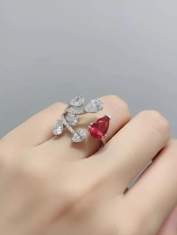 Pure_925_Silver_Premium_Ruby_Blossom_Twine_Ring_For_Women
