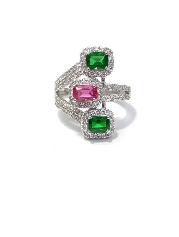 Pure_925_Silver_Premium_Promise_Trio_Ring_For_Women