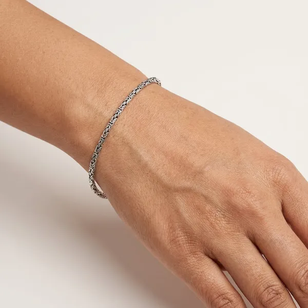 Pure_925_Silver_Byzantine_Bracelet_For_Men_Women
