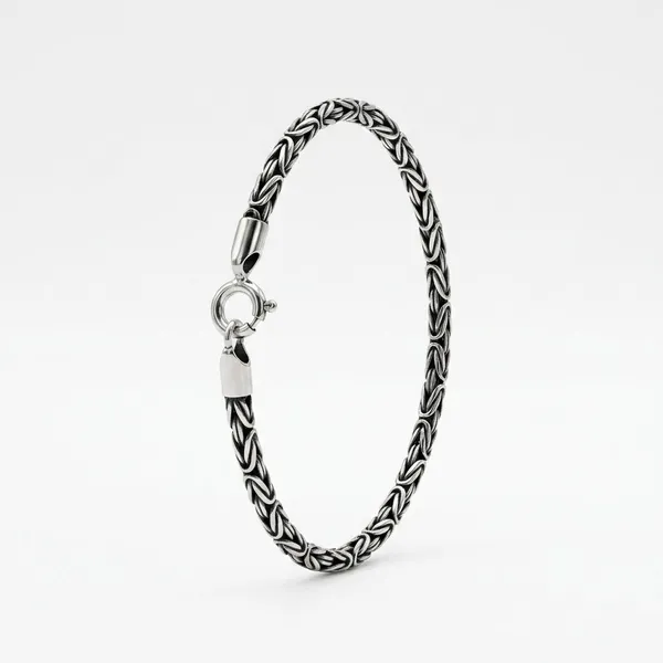 Pure_925_Silver_Byzantine_Bracelet_For_Men_Women