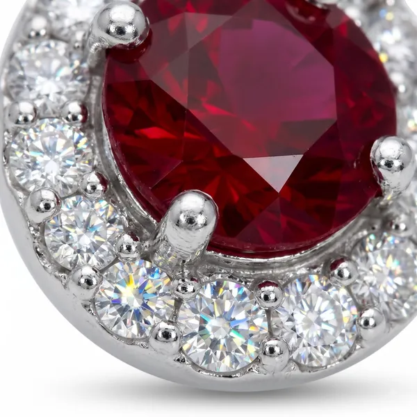 Pure_925_Silver_Centre_Red_Studs_For_Women