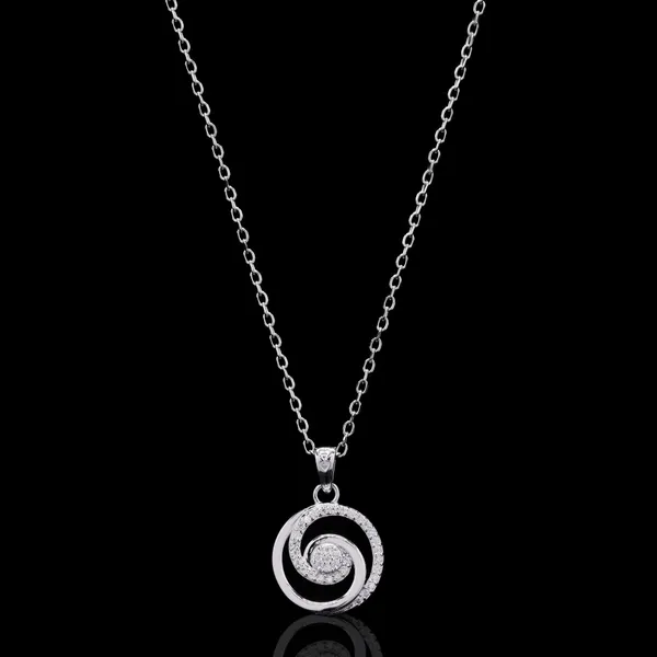 Pure_925_Silver_Spiral_Moissanite_Pendant_For_Women