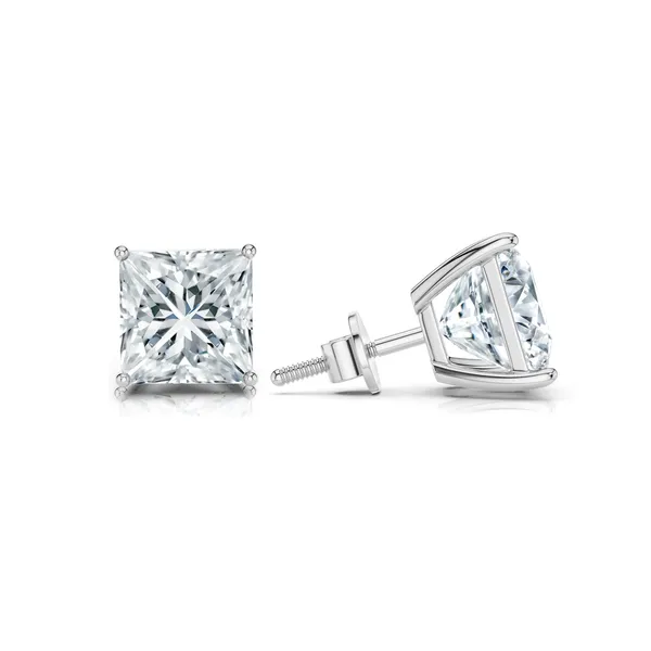 Pure_925_Silver_Princess_Cut_Moissanite_Studs_For_Men_Women