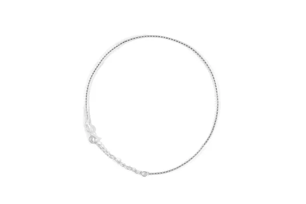 Pure_925_Silver_Box_Chain_And_Bracelet_Set_For_Men_Women
