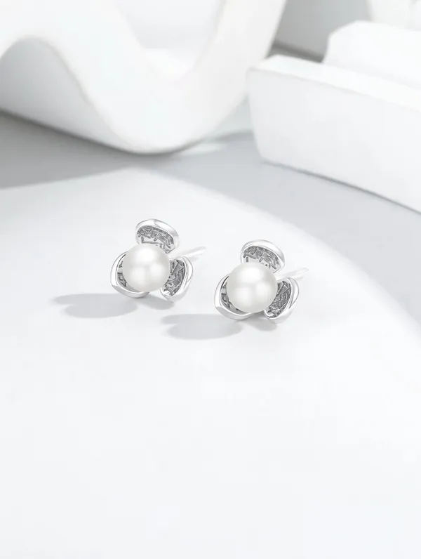 Pure_925_Silver_Blossom_Pearl_Earrings_For_Women