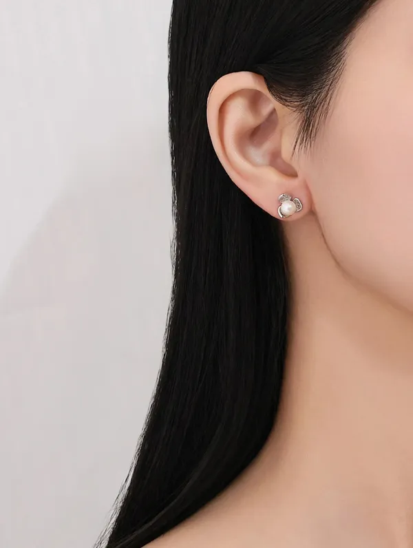 Pure_925_Silver_Blossom_Pearl_Earrings_For_Women