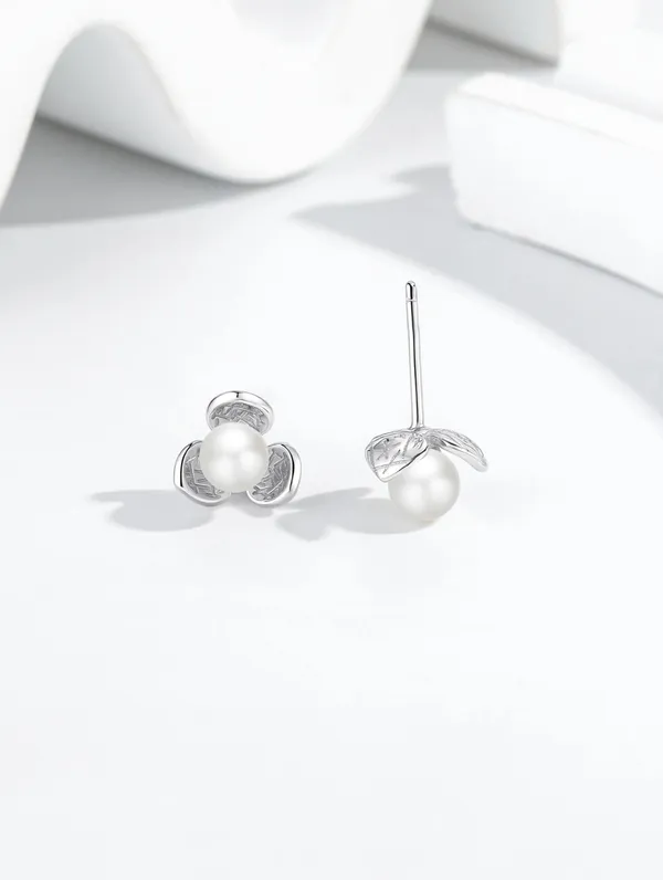 Pure_925_Silver_Blossom_Pearl_Earrings_For_Women