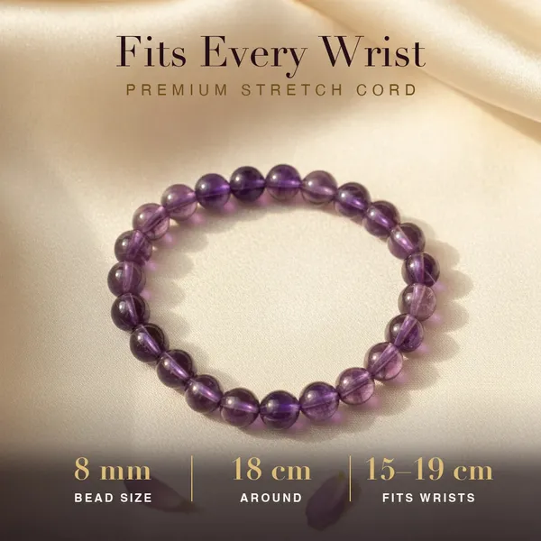 100_Natural_Amethyst_Bracelet_For_Men_Women