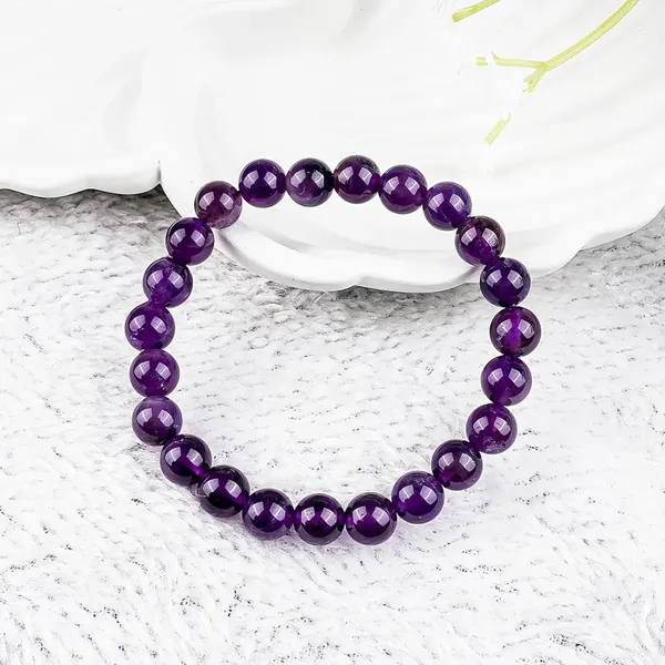 100_Natural_Amethyst_Bracelet_For_Men_Women