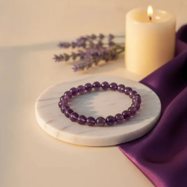 100_Natural_Amethyst_Bracelet_For_Men_Women