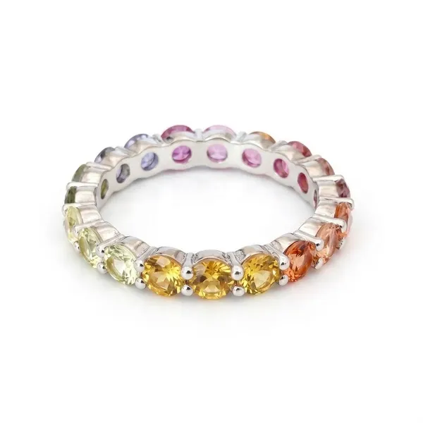 Pure_925_Silver_Multi_Sapphire_Eternity_Ring_For_Women