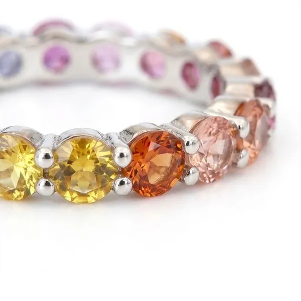 Pure_925_Silver_Multi_Sapphire_Eternity_Ring_For_Women
