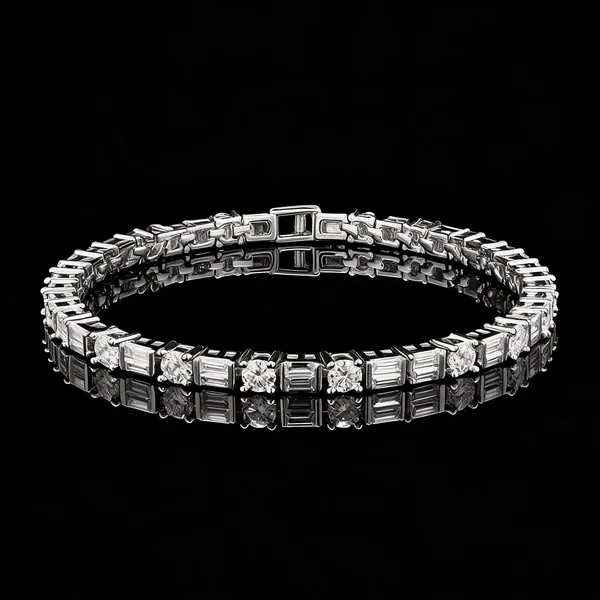 Silver_925_Sterling_Dual_Moissanite_Stone_Bracelet_For_Women