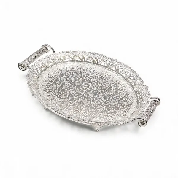 Silver-Coated_Ornate_Lacework_Decorative_Tray