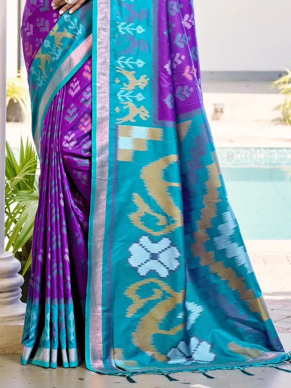 Purple_Teal_Soft_Silk_Zari_Woven_Festive_Saree_For_Women