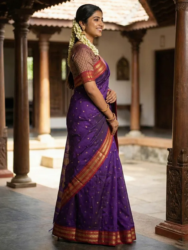 Royal_Purple_Soft_Silk_Zari_Border_Woven_Saree_For_Women