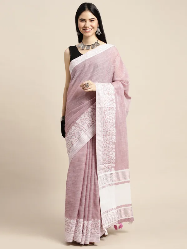Mauve_Purple_Silk_Silver_Toned_Woven_Saree_For_Women